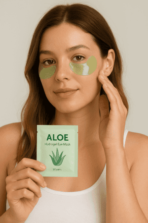 Mascarilla Hidrogel Ojos Aloe - Image 3