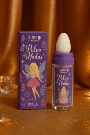 Polvo De Hadas Plateado Trendy - Image 3